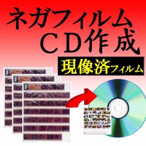 現像済みカラーネガフィルム CD作成 データ保存35mm・APS・使い捨てカメラ・写ルンです フイルム 現像・ネガ 現像 インスタントカメラ