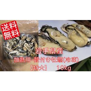 送料無料！大サイズ！岩手県産殻付き牡蠣 10kg