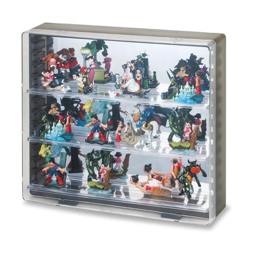 伊勢藤(ISETO) フィギュアケース コレクションケースK606(壁掛けタイプ) クリアブラック ...