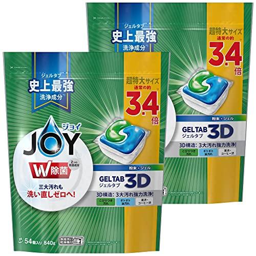 【まとめ買い】 ジョイ ジェルタブ 食洗機用洗剤 54個×2袋