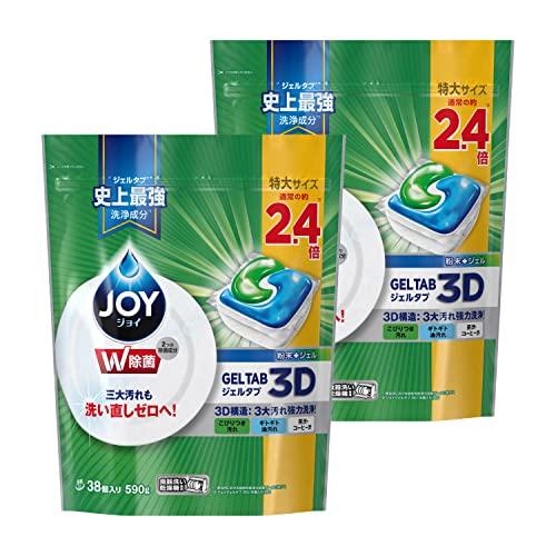 【まとめ買い】 ジョイ ジェルタブ 食洗機用洗剤 38個入 × 2個
