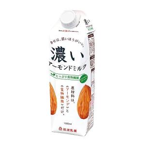 筑波乳業 濃いアーモンドミルク たっぷり食物繊維 1000ml 紙パック × 6本の商品画像