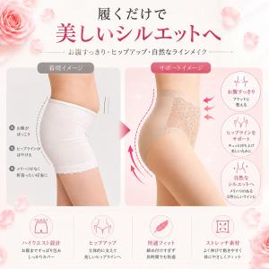 ハイウエストショーツ 綿 深履き 5枚セット ...の詳細画像3