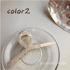 バンスクリップ 2点セット ヘアクリップ ヘア...の詳細画像2