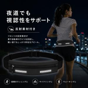 ランニングポーチ ウエストポーチ スマホホルダ...の詳細画像4