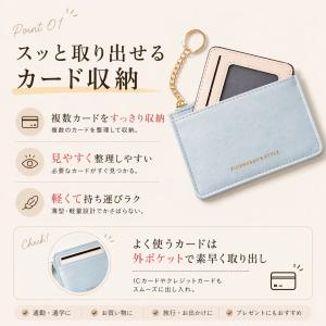 パスケース カードケース 定期入れ 小銭入れ ...の詳細画像2