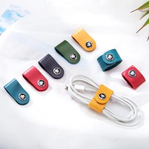 牛革 小物収納 ４点セット おしゃれ イヤホン ケープル