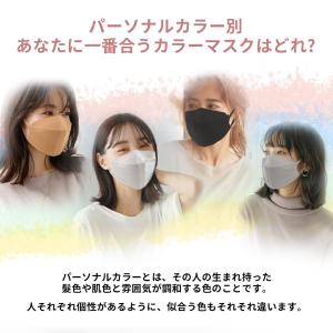 爆買 マスク 血色カラー 不織布 立体 KF9...の詳細画像2