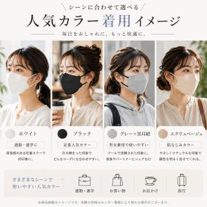 爆買 マスク 血色カラー 不織布 立体 KF9...の詳細画像4