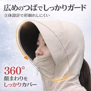 UVカット パーカー レディース 長袖 ゆった...の詳細画像5