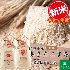 あきたこまち 新米 令和7年産 お米 米 30kg （5kg×6袋） 玄米 秋田県産
