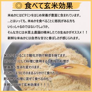 水菜土農園 生ぬか 米ぬか 800g 糠 米糠...の詳細画像2