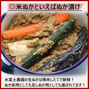 水菜土農園 生ぬか 米ぬか 800g 糠 米糠...の詳細画像4