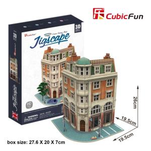 3Dクラフト Jigscape-ロンドン銀行 HO4102H 組み立てキット  ハートアートモデル