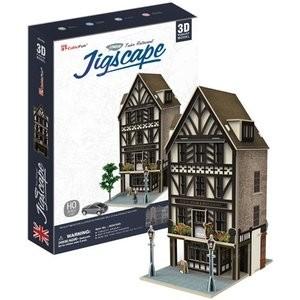 HO4104H 3Dクラフト Jigscape-ロンドンレストラン 組み立てキット ハートアートモデル