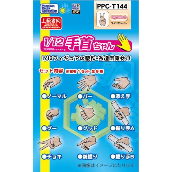 （ネコポス複数でも270円 沖縄不可）PPC-T144 関節技EX 1/12 手首ちゃん ライトフレ...