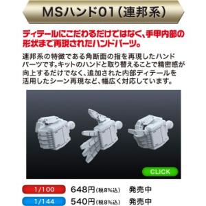 1/144 MSハンド01連邦系 バンダイ ビルダーズパーツHD｜minato-m