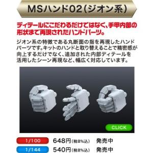 1/144 MSハンド02ジオン系 バンダイ ビルダーズパーツHD｜minato-m