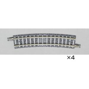 1197 カーブＰＣレールＣ３１７-１５-ＰＣ Ｆ  ４本セット  トミックス TOMIX 鉄道模型 Ｎゲージ｜minato-m