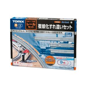 91028 レールセット複線化すれ違いセット レールパターンD トミックス  Nゲージ