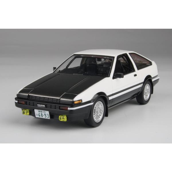 MN03 1/32 オートモービルキット トヨタ スプリンタートレノ AE86 カスタム 白＆黒＋ボ...
