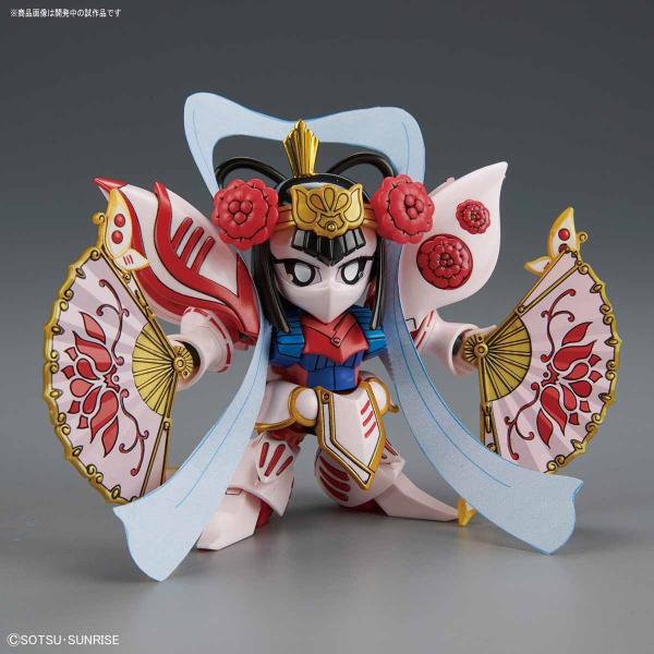 412 貂蝉キュベレイ&amp;武将座 バンダイ SD・BB戦士 プラモデル