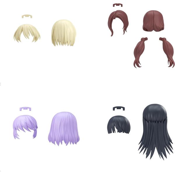 30MS オプションヘアスタイルパーツVol.12 全4種 バンダイスピリッツ プラモデル