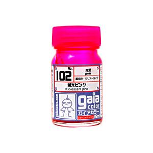 102 蛍光ピンク 15ml 33102 ガイアノーツ