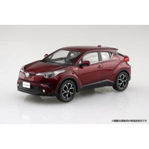 トヨタ C-HR センシュアルレッドマイカ アオシマ 1/32 ザ・スナップキット No.6-D プラモデル