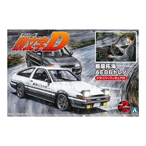 1/24頭文字D No.14 藤原拓海 AE86トレノ プロジェクトD仕様 ドライバーフィギュア付 ...