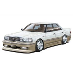 No.86 1/24 インシュランス UZS131 クラウン 89 トヨタ アオシマ ザ・チューンドカー プラモデル｜みなと模型 Yahoo!店
