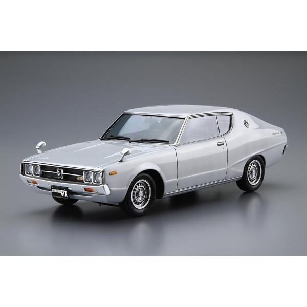 No.51 1/24 ニッサン GC111 スカイラインHT2000GTX-E・S 76 アオシマ ...