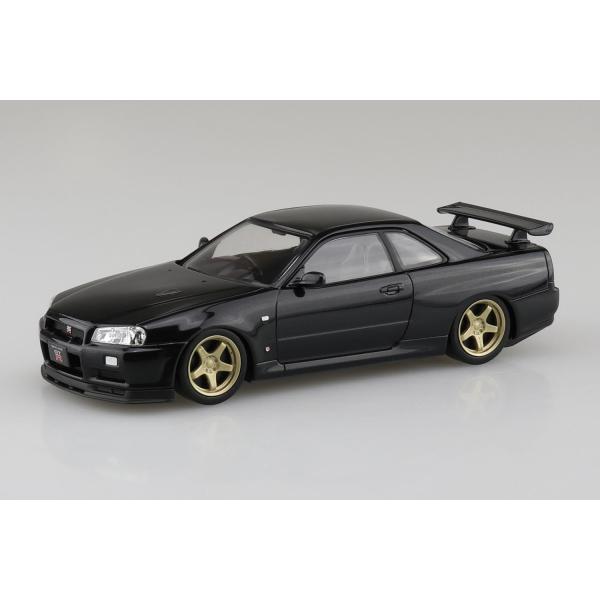 No.12CU-BP 1/32 ニッサン R34スカイラインGT-R カスタムホイール ブラックパー...