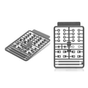 （ネコポス270円 1個まで対応可）OP-423 PC-04プラサポ1（4mmポリキャップ用） ウエ...