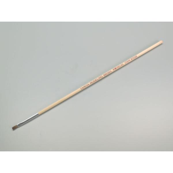 （ネコポス複数でも270円 沖縄不可）平筆01 タミヤ 87028 メイクアップ材