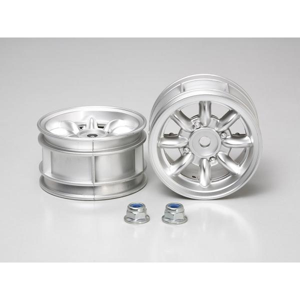 50676 SP.676 Mシャーシ8本スポークホイール メッキタイプ タミヤ スペアパーツ