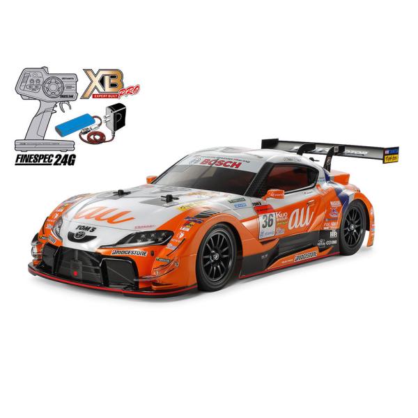 57934 1/10RC XB au TOM&apos;S GR Supra TT-02シャーシ  タミヤ R...