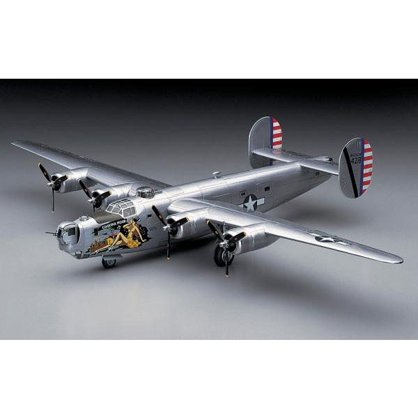 E29 1/72 B-24J リベレーター ハセガワ E帯飛行機シリーズ プラモデル