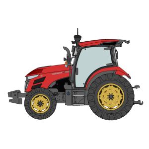 ヤンマー トラクタープラモデル Amazon | ハセガワ 1/35 建機シリーズ ヤンマー トラクター