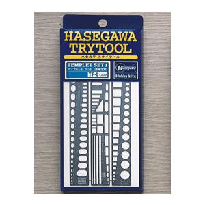 TP1 テンプレート セット  直線定規  ハセガワ トライパーツ ※追跡可能メール便  (1個まで...