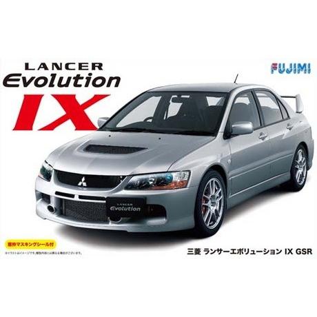 ID107 三菱ランサーエボリューションIX GSR フジミ 1/24インチアップ プラモデル