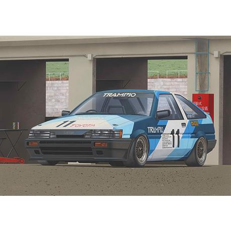 ID332 1/24 トランピオ AE86 レビン 85 フジミ 1/24インチアップ プラモデル