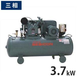 日立産機 コンプレッサー 中圧ベビコン 3.7P-14VP5/6 (給油式/圧力開閉器式/三相200V/3.7kW) [コンプレッサー]｜minatodenki