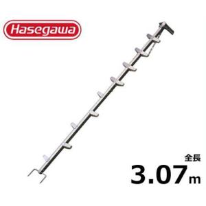 枝打はしご   木登り昇降器具 全長：約5.6m程 アルミ製 枝打ちはしご　枝打ち梯子　3本継ぎ足し式 アルミ製 枝打ち梯子 FK-4 (2段継/最大重量100kg/長さ4m) [はしご