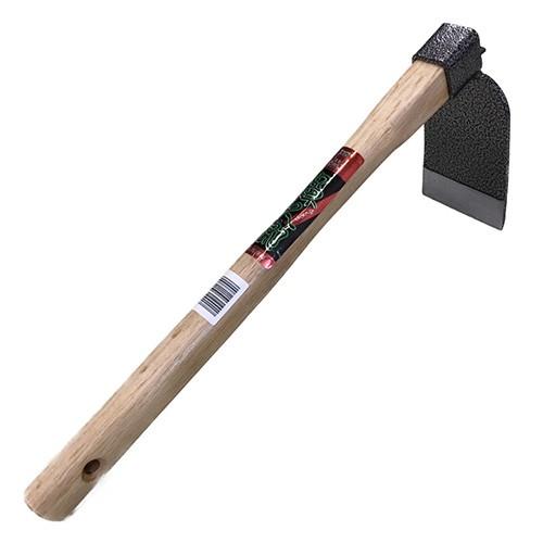 OWL #001 片手唐鍬 柄付 巾広 370mm