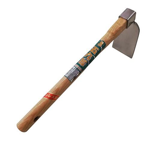 五九郎 #301 ステン片手唐鍬 柄付 巾広