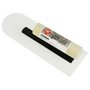 赤長 プラスチック先丸鏝 広巾 240MM 4977292114608 [大工道具 左官鏝 仕上鏝]｜minatodenki