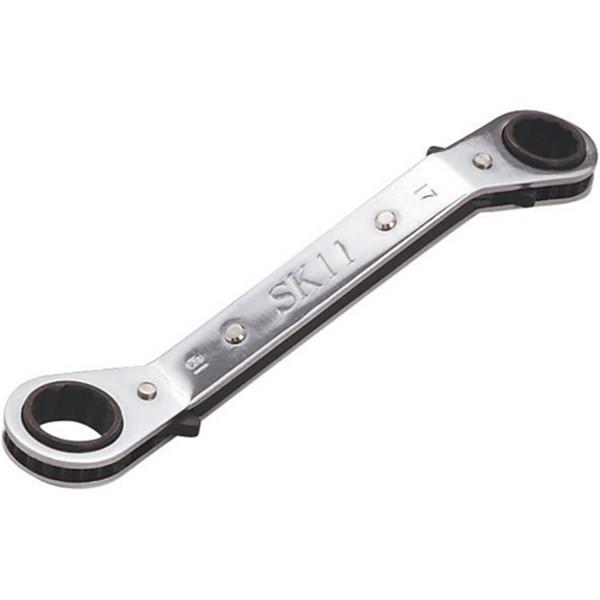 【メール便】SK11 アングルラチェット 6X8 4977292292856 [スパナ ラチェットス...