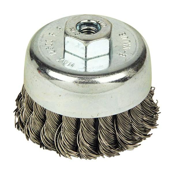 E-Value ステン剛腕カップブラシ 80MM 4977292341394 [カップベベルブラシ]