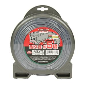 チタニウムナイロンコード四角型 2.4mm×50m セフティー3 藤原